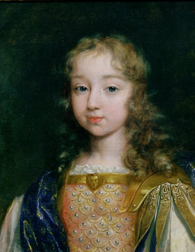 Retrato de Luis XIV como niño de French School